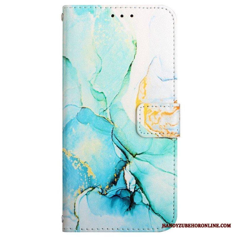 Kotelot Samsung Galaxy A13 Suojaketju Kuori Strip Marble