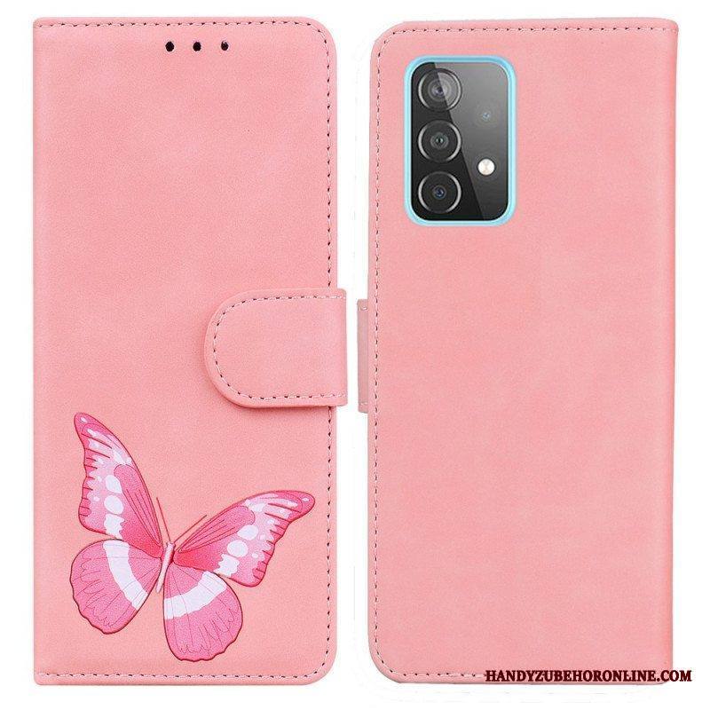 Kotelot Samsung Galaxy A52 4G / A52 5G / A52s 5G Skin Touch Butterfly