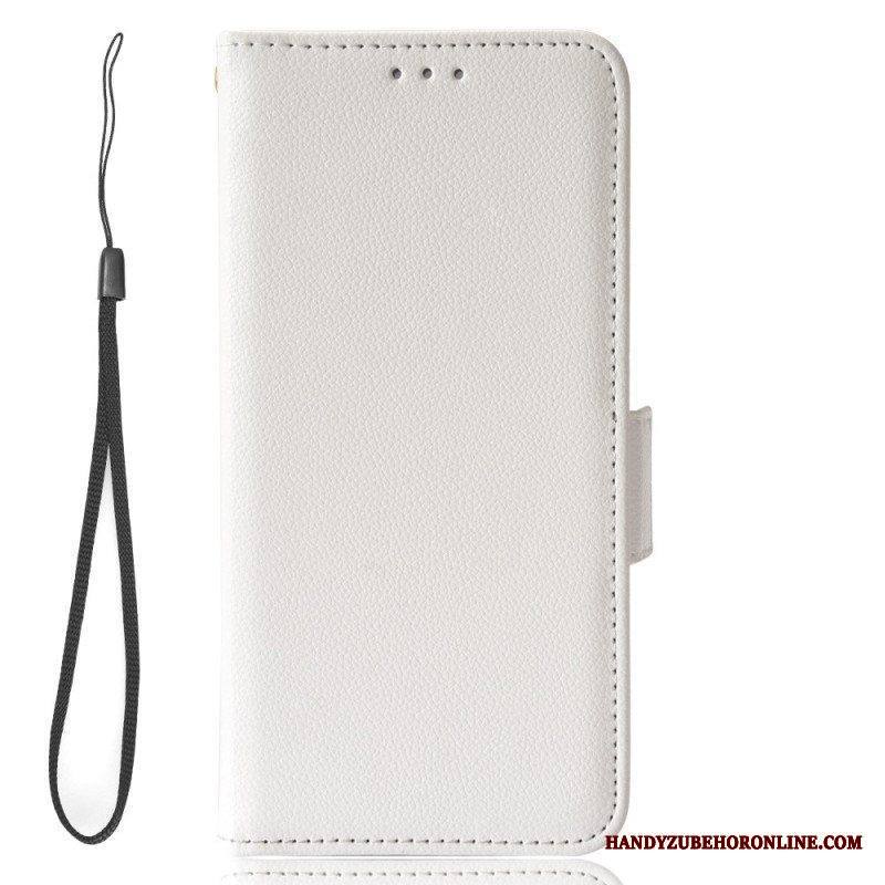 Kotelot Samsung Galaxy A54 5G Suojaketju Kuori Strappy Leather Style