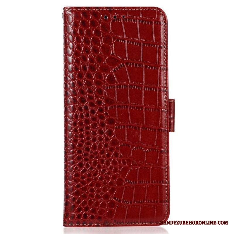 Kotelot Samsung Galaxy M13 Crocodile Style Rfid