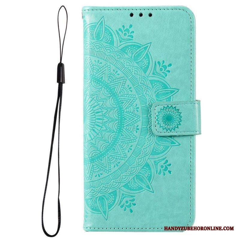 Kotelot Samsung Galaxy M33 5G Suojaketju Kuori Strappy Sun Mandala