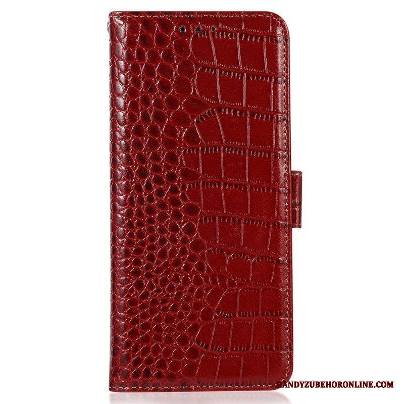 Kotelot Samsung Galaxy S23 Ultra 5G Crocodile Style Rfid