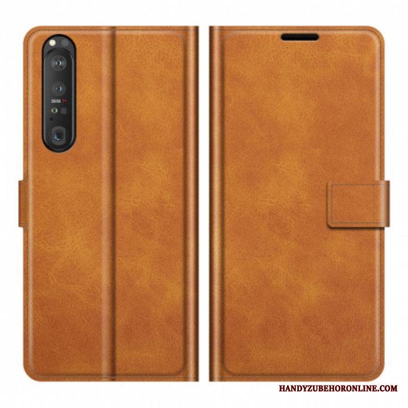 Kotelot Sony Xperia 1 III Ohut Extreme Leather -efekti