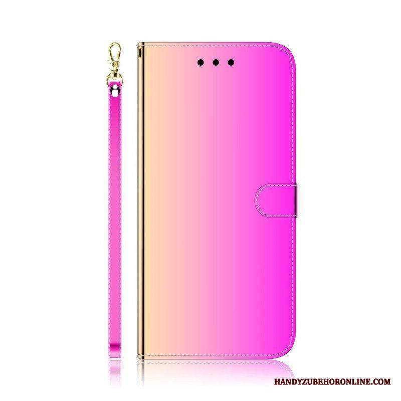 Kotelot Xiaomi Redmi Note 11 / 11S Keinonahkainen Peilin Kansi