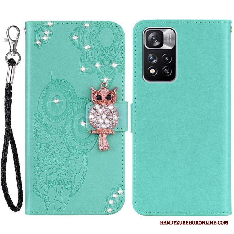 Kotelot Xiaomi Redmi Note 11 Pro Plus 5G Pöllö Mandala Ja Charm