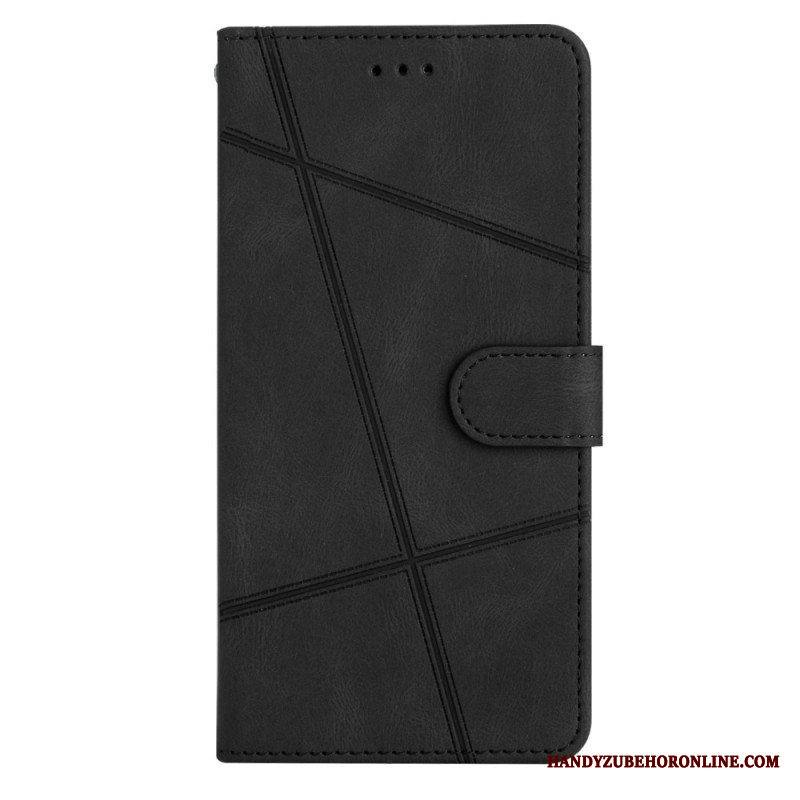 Kotelot Xiaomi Redmi Note 12 4G Suojaketju Kuori Strappy Geometric