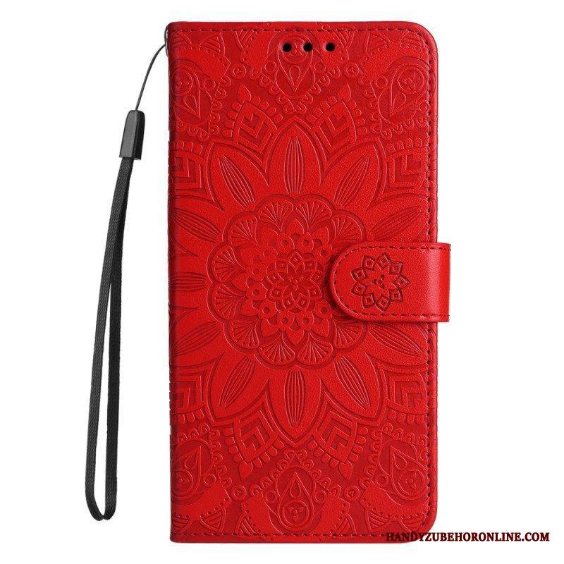 Kotelot Xiaomi Redmi Note 12 Pro Plus Suojaketju Kuori Mandala-koriste Hihnalla