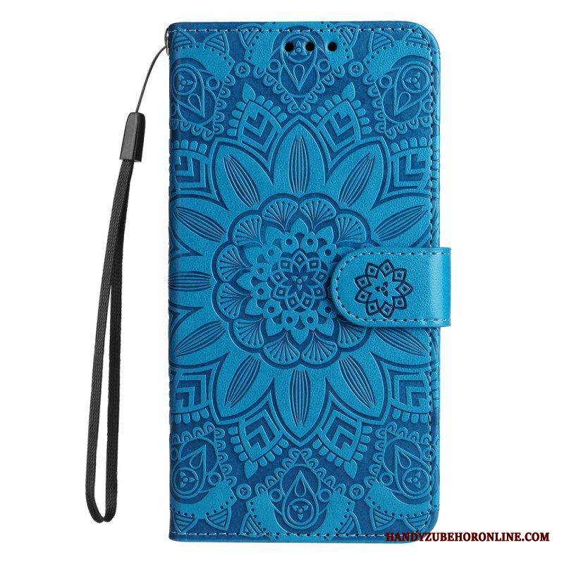 Kotelot Xiaomi Redmi Note 12 Pro Plus Suojaketju Kuori Mandala-koriste Hihnalla