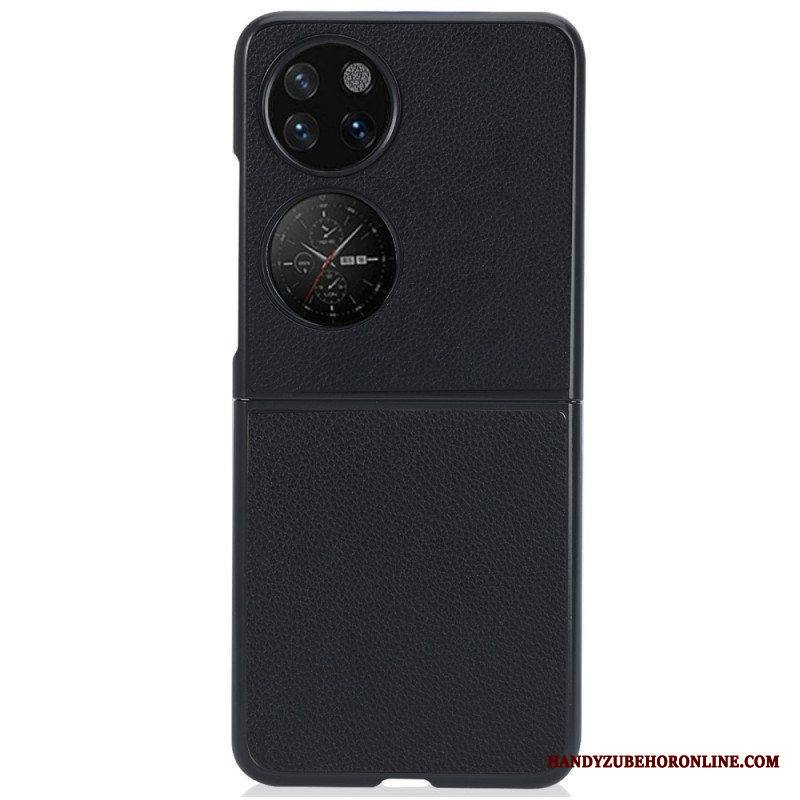 Kuori Huawei P50 Pocket Litsi-nahkaefekti