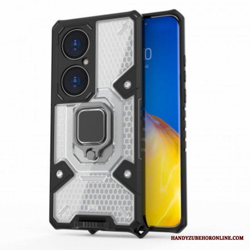 Kuori Huawei P50 Pro Honeycomb Resistant Hybrid