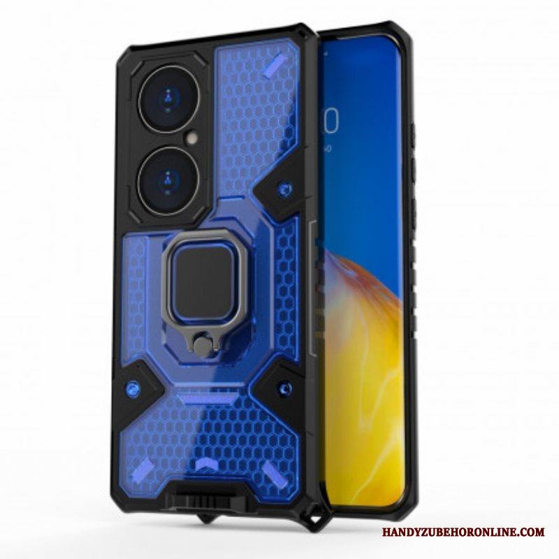 Kuori Huawei P50 Pro Honeycomb Resistant Hybrid