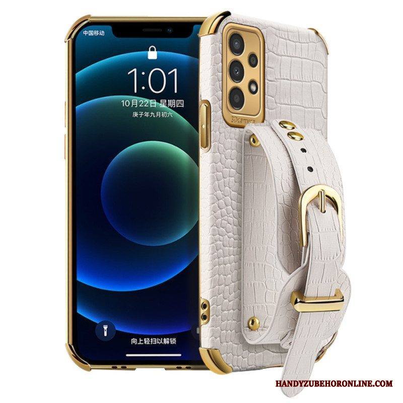 Kuori Samsung Galaxy A13 Crocodile Style Tukihihnalla