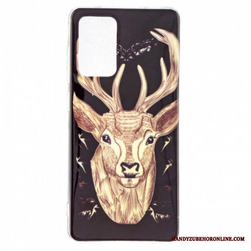 Kuori Samsung Galaxy A52 4G / A52 5G / A52s 5G Fluoresoiva Majestic Deer