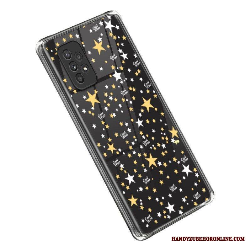 Kuori Samsung Galaxy A53 5G Läpinäkyvät Tähdet / Sydämet