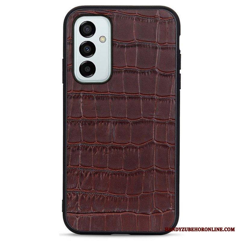 Kuori Samsung Galaxy M23 5G Aito Crocodile Texture -nahka