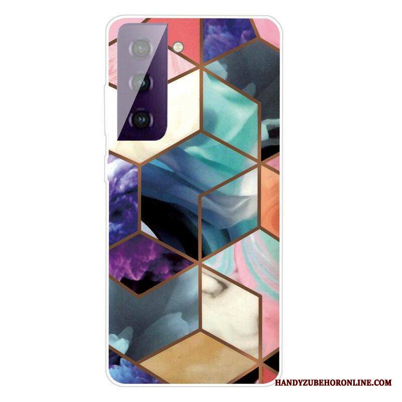 Kuori Samsung Galaxy S21 FE Decline Geometric Marble