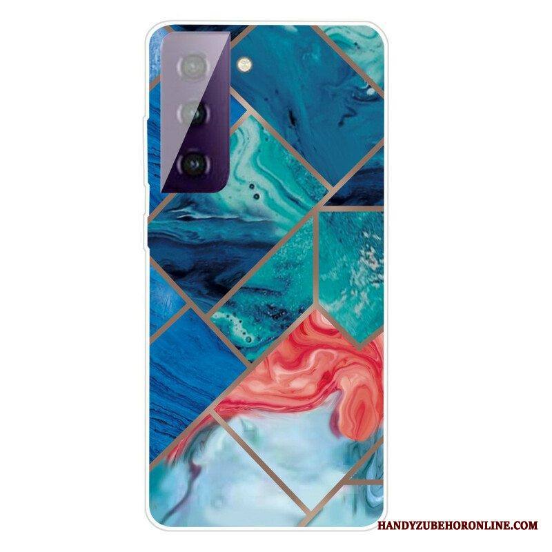 Kuori Samsung Galaxy S21 FE Decline Geometric Marble