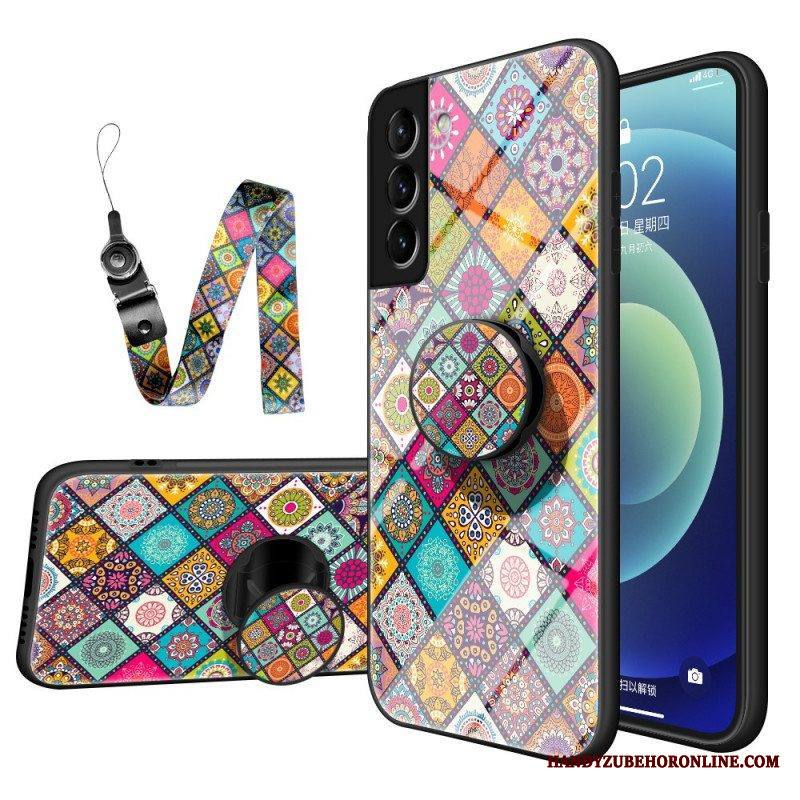 Kuori Samsung Galaxy S22 Plus 5G Patchwork Magneettipidike