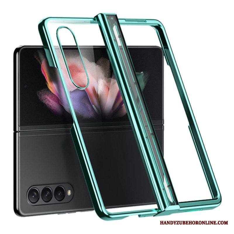 Kuori Samsung Galaxy Z Fold 4 Kirkas Metallinen Saranoitu