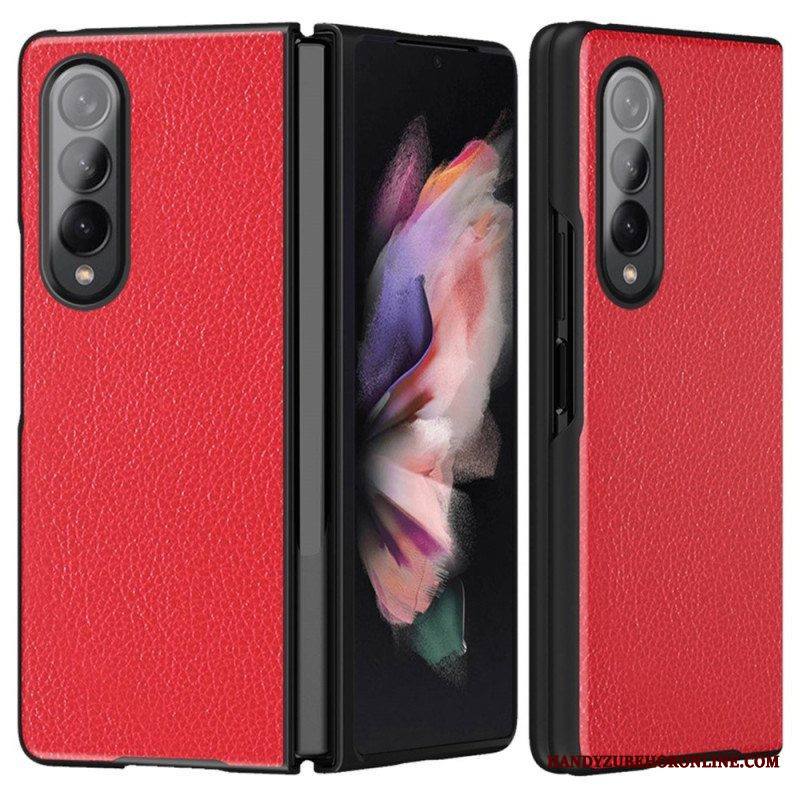 Kuori Samsung Galaxy Z Fold 4 Litsipinnoitettu Keinonahka