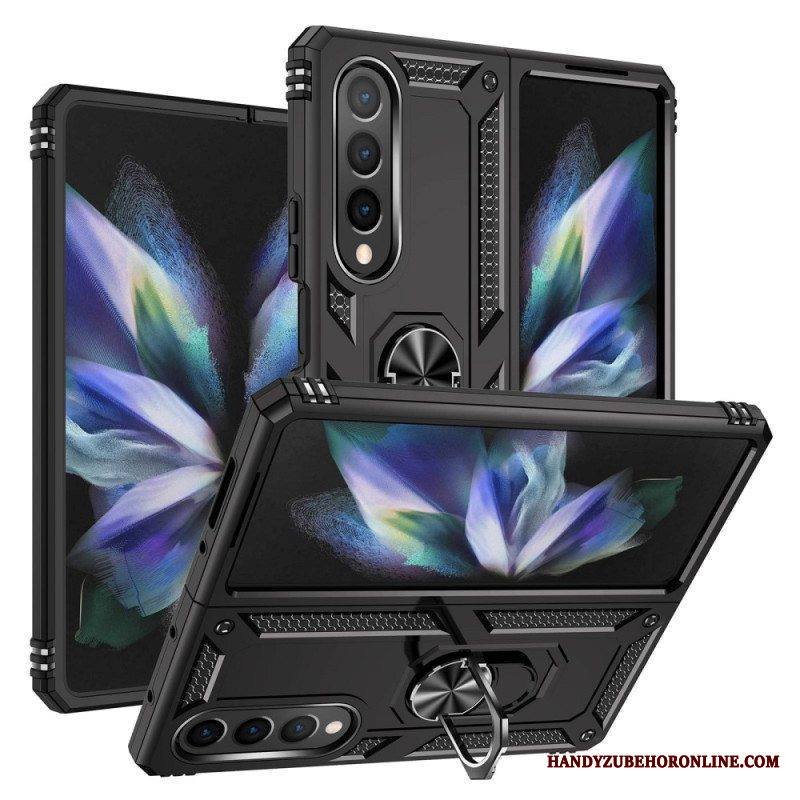 Kuori Samsung Galaxy Z Fold 4 Sotilasluokka Sormuksella