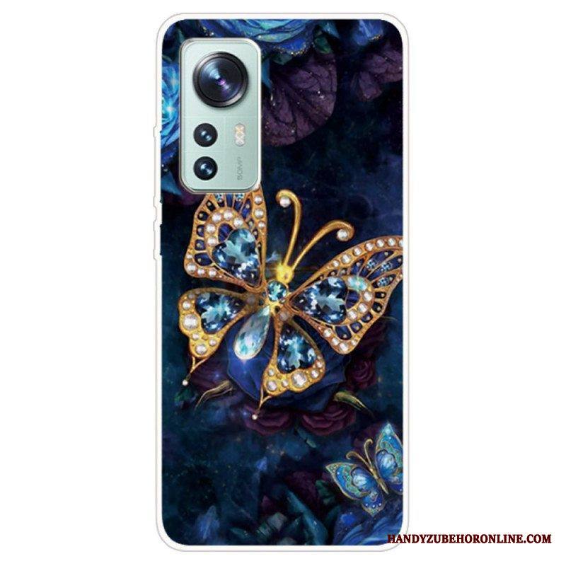 Kuori Xiaomi 12 / 12X Enchanted Butterfly Silikoni