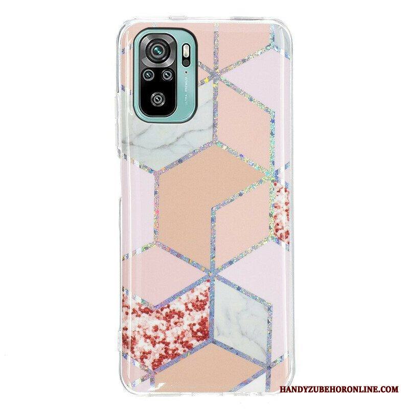 Kuori Xiaomi Redmi Note 10 / 10S Marble Geometry