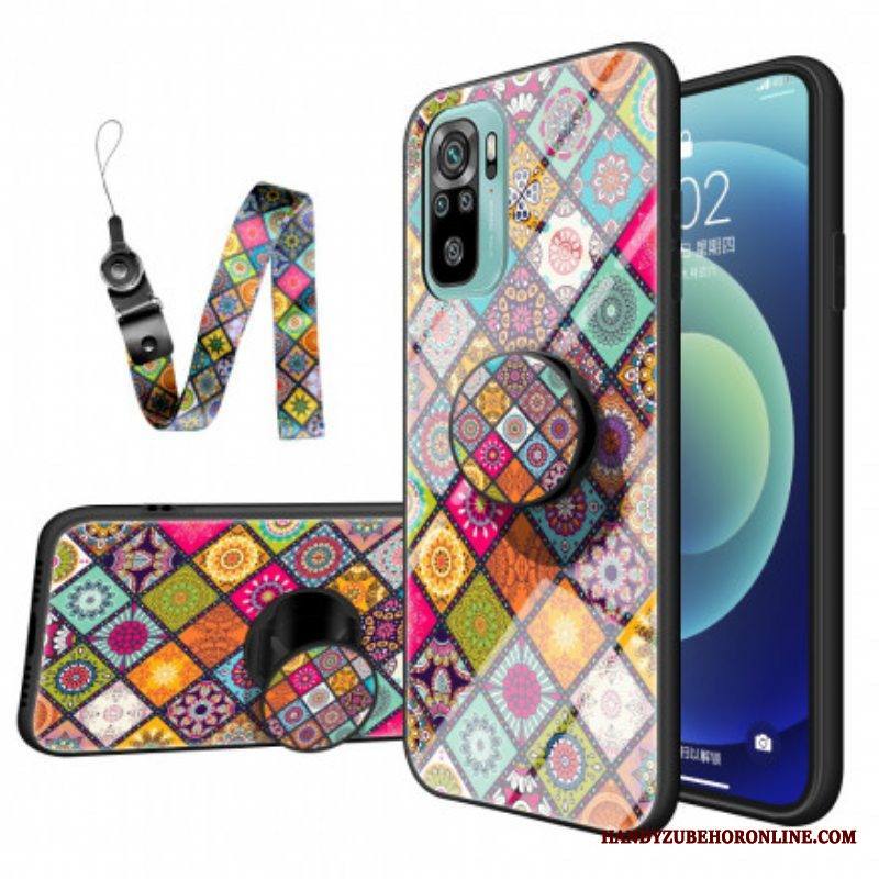 Kuori Xiaomi Redmi Note 10 / 10S Patchwork Magneettipidike