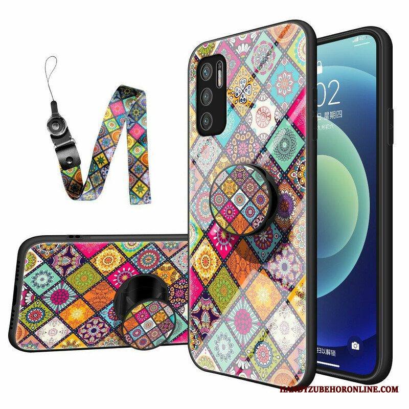 Kuori Xiaomi Redmi Note 10 5G Patchwork Magneettipidike