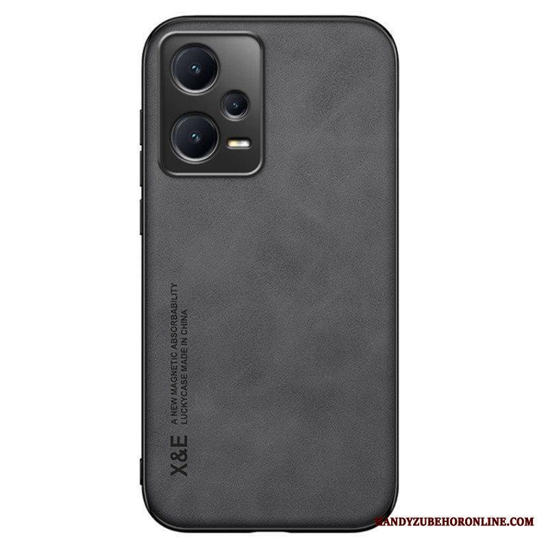 Kuori Xiaomi Redmi Note 12 Pro Plus X&e Leather Effect -nahka