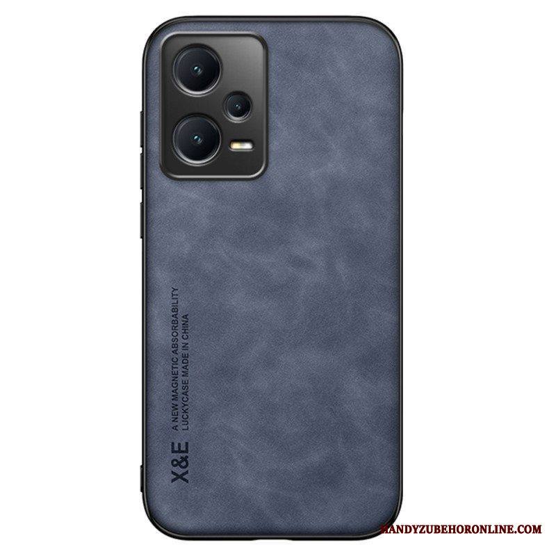 Kuori Xiaomi Redmi Note 12 Pro Plus X&e Leather Effect -nahka