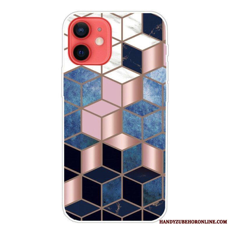 Kuori iPhone 13 Mini Decline Geometric Marble