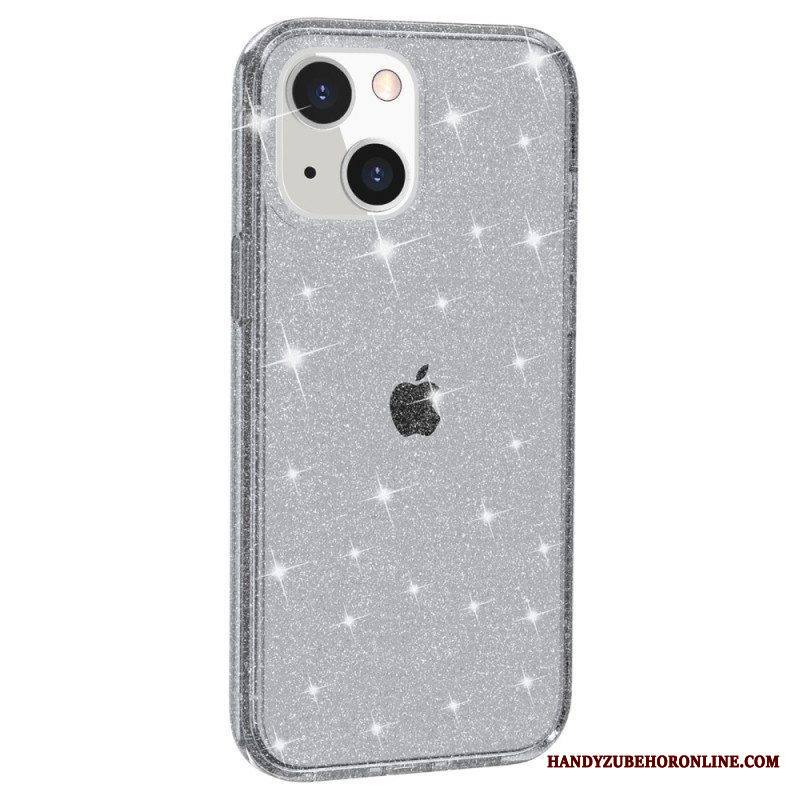 Kuori iPhone 15 Läpinäkyvä Glitter