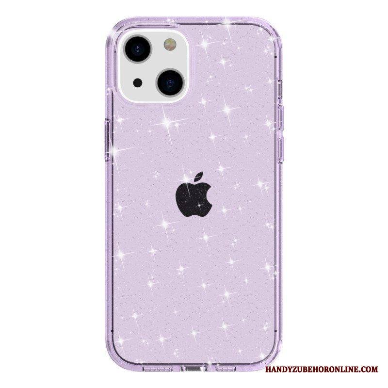 Kuori iPhone 15 Plus Läpinäkyvä Glitter