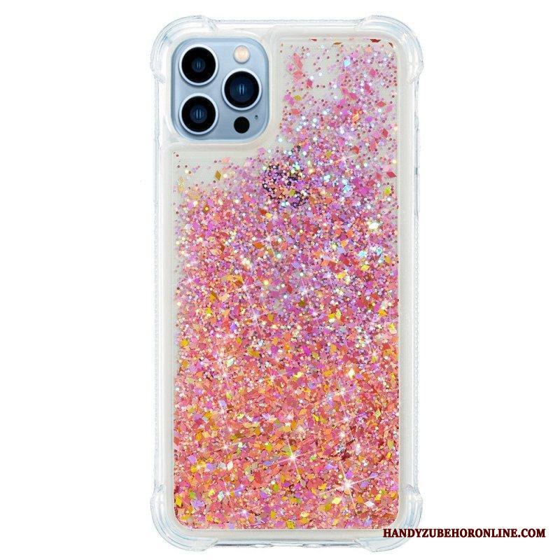 Kuori iPhone 15 Pro Glitteriä