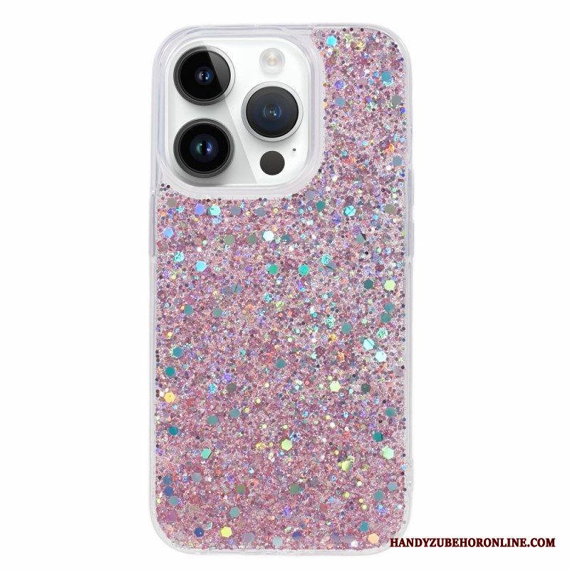 Kuori iPhone 15 Pro Pelkkää Glitteriä