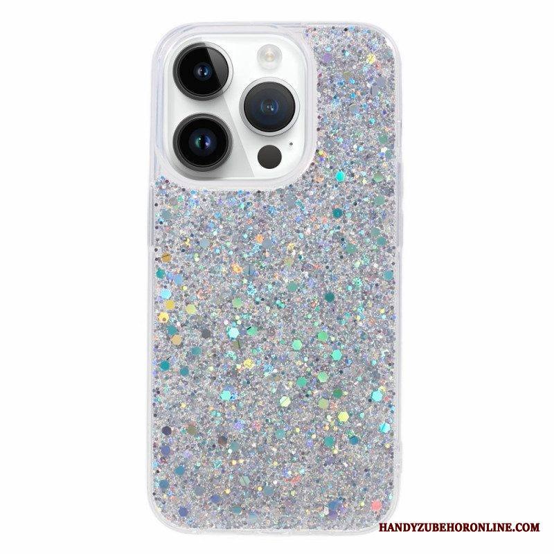 Kuori iPhone 15 Pro Pelkkää Glitteriä