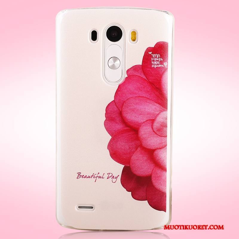 Lg G3 Maalaus Pesty Suede Kuori Kotelo Suojaus Kova Puhelimen Kuoret