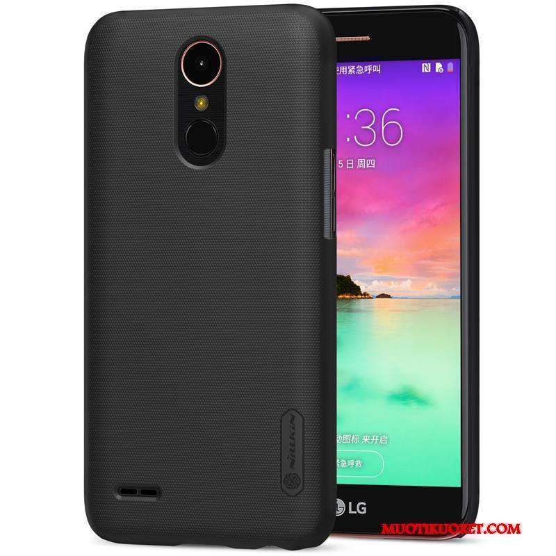 Lg K10 2017 Kuori Kotelo Murtumaton Kulta Musta Kova Puhelimen Kuoret Pesty Suede