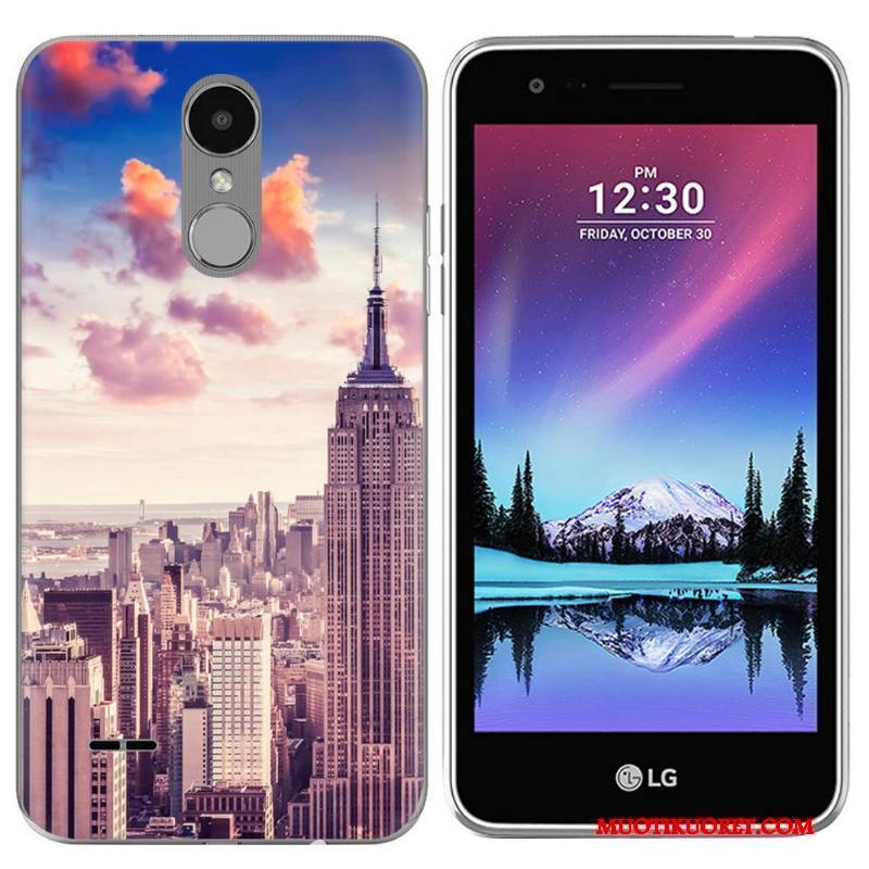 Lg K4 2017 Kuori Puhelimen Kuoret Kotelo Vihreä Silikonikuori Eurooppa Luova Maisema