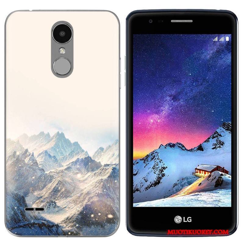 Lg K8 2017 Kuori Pehmeä Neste Kotelo Maisema Puhelimen Puhelimen Kuoret Valkoinen Jauhe