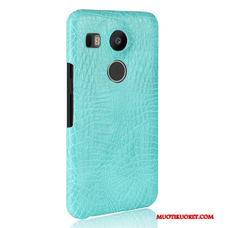 Lg Nexus 5x Kuori Liiketoiminta Murtumaton Suojaus Kukkakuvio Pesty Suede Keltainen Nahka