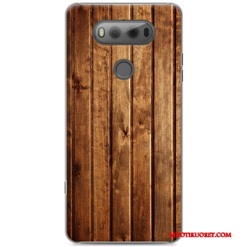 Lg V20 Kuori Kova Suojaus Puulajit Murtumaton Trendi Kotelo