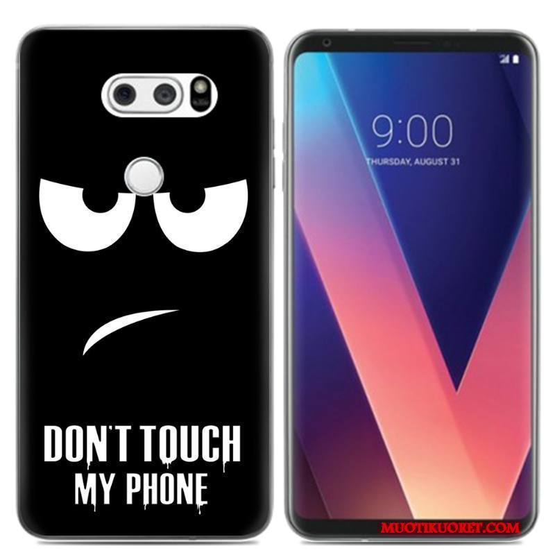 Lg V30 Kuori Luova Monivärinen Silikoni Puhelimen Pehmeä Neste Pieni Puhelimen Kuoret