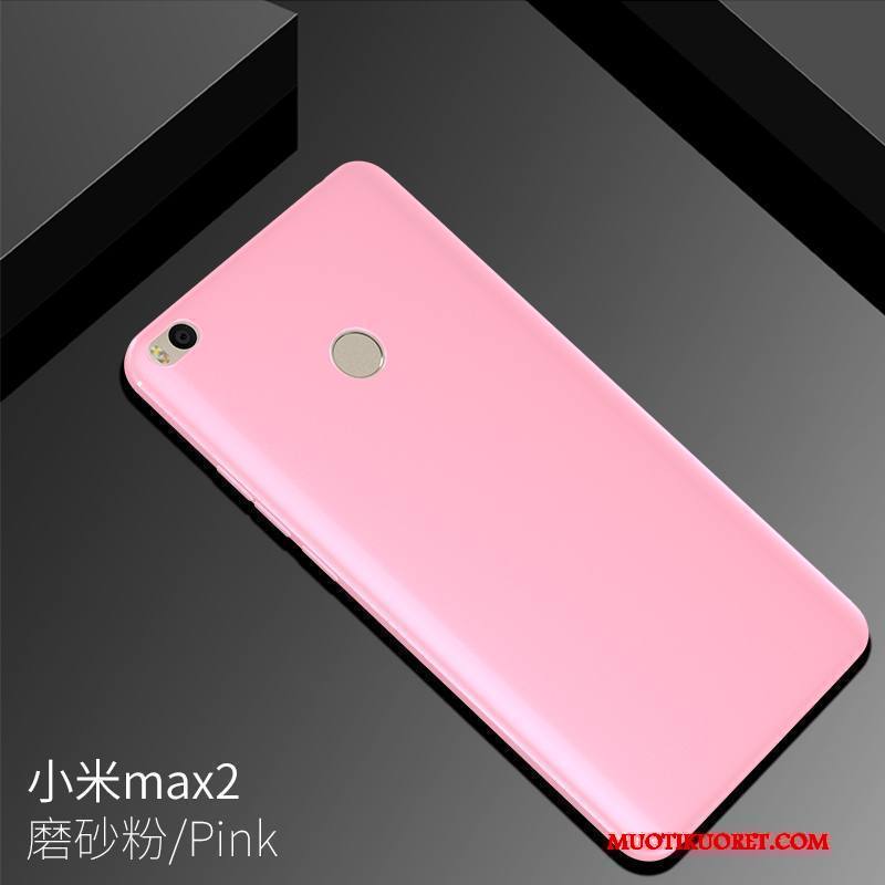 Mi Max 2 Kuori Malli Silikoni Karkaisu Pesty Suede Kotelo Muokata Pieni