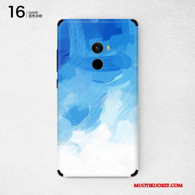 Mi Mix 2 Monivärinen Suojaus Kuori Näytönsuojus Luova Pieni Takakansi