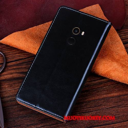 Mi Mix 2 Murtumaton Violetti Nahkakotelo Pieni Puhelimen Kuoret Suojaus Kuori