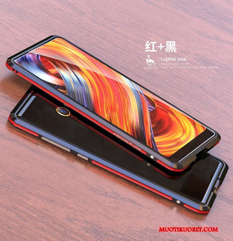 Mi Mix 2 Takakansi Kotelo Kuori Puhelimen Kuoret Metalli Kehys Violetti