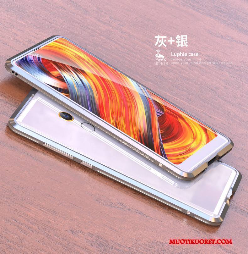 Mi Mix 2 Takakansi Kotelo Kuori Puhelimen Kuoret Metalli Kehys Violetti