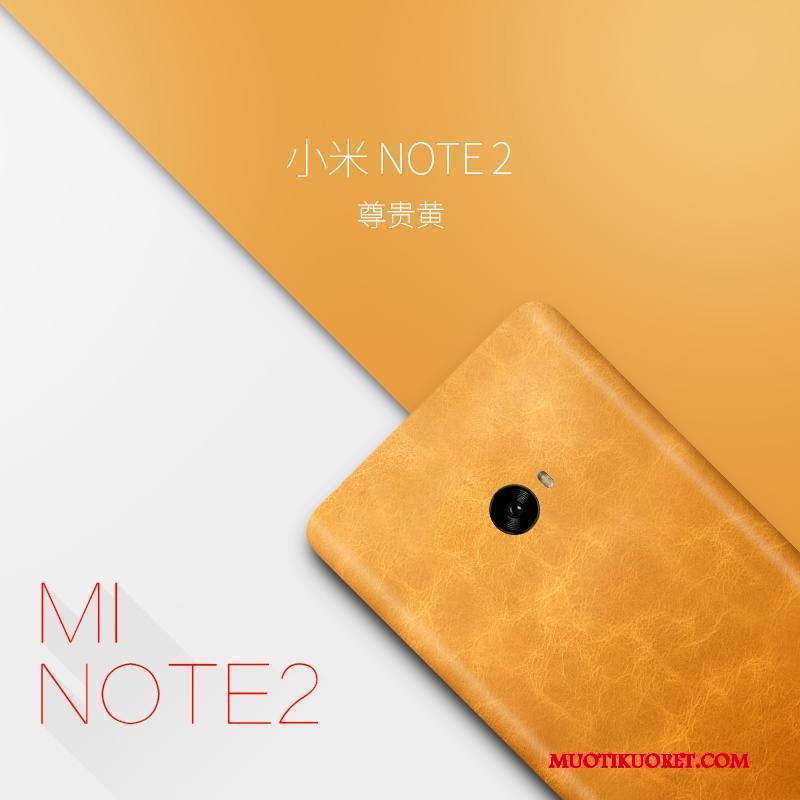 Mi Note 2 Kuori Suojaus Nahkakotelo Ohut Pieni Puhelimen Kuoret Persoonallisuus All Inclusive